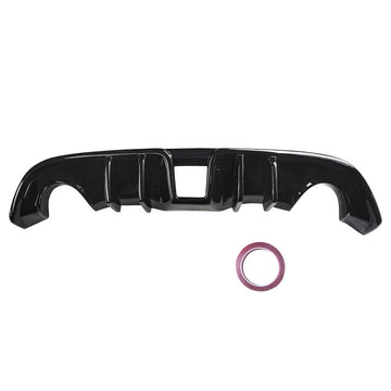 For 2009-2020 Nissan 370Z Z34 Coupe Valance Rear Diffuser Gloss Black